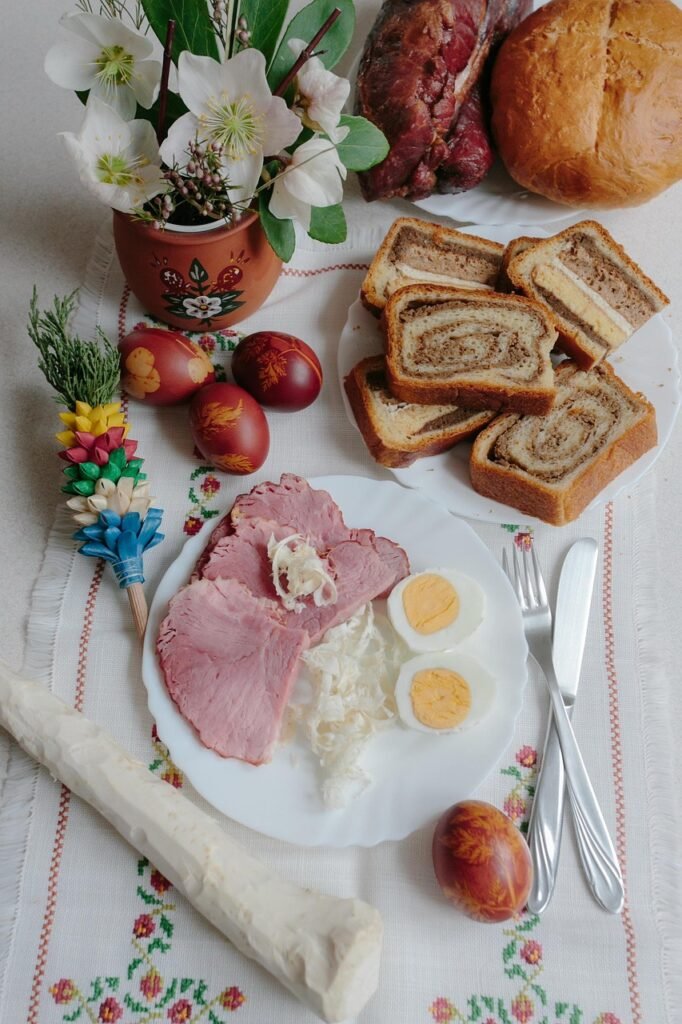 easter, holidays, breakfast, food, bread, pastries, eggs, easter, easter, easter, easter, easter